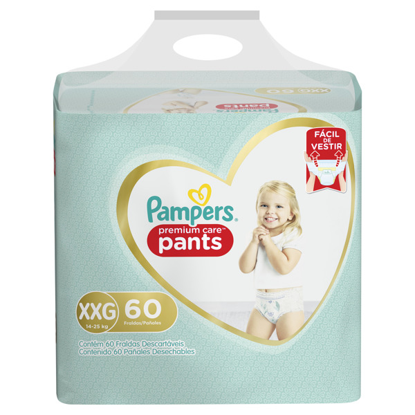 Imagen de PAMPERS PREMIUN CARE PANTS XXG XXG [60 uni.]