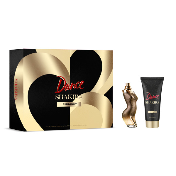 Imagen de SHAKIRA DANCE RED MIDNIGHT EDT+BODY LOTION COFRE [50+75ml]