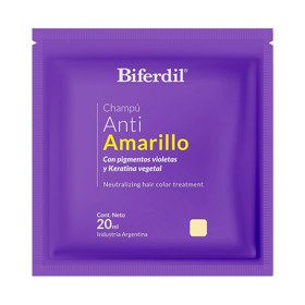 Imagen de BIFERDIL SH. ANTI AMARILLO SACHET [20 ml]