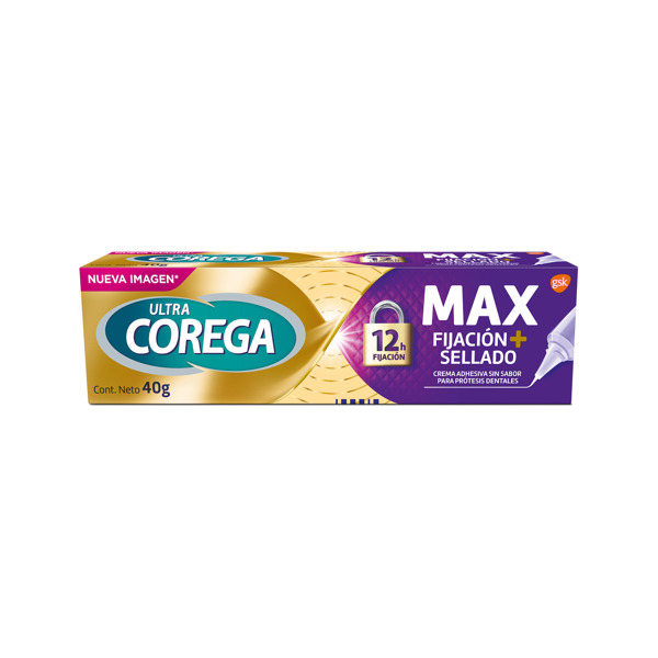 Imagen de ULTRA COREGA MAX CREMA ADHESIVA FIJACION+SELLADO SIN SABOR [40 gr]