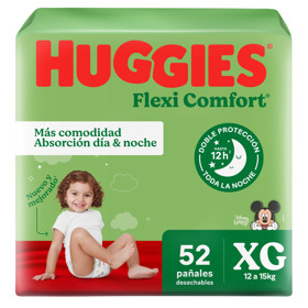 Imagen de HUGGIES FLEXI COMFORT  XG XG [52 uni.]