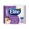 Imagen de ELITE PAPEL HIGIENICO ULTRA DOBLE HOJA 50 mts [4 uni.]