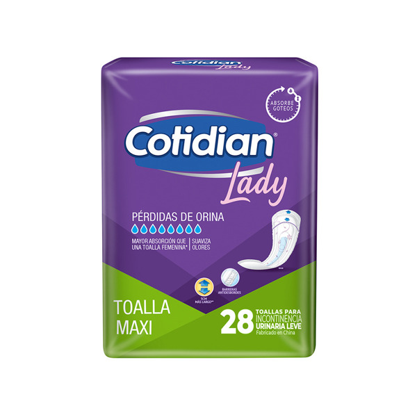 Imagen de COTIDIAN LADY TOALLA MAXI [28 uni.]