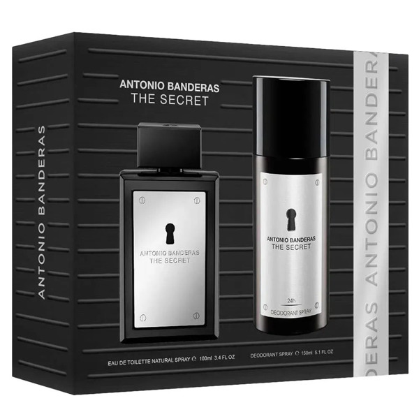 Imagen de BANDERAS THE SECRET EDT+ DEO SPRAY COFRE [100+150ml]