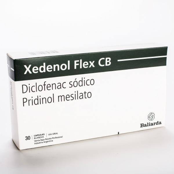 Imagen de XEDENOL FLEX CAPSULAS BLANDAS 50+4mg [30 cap.]