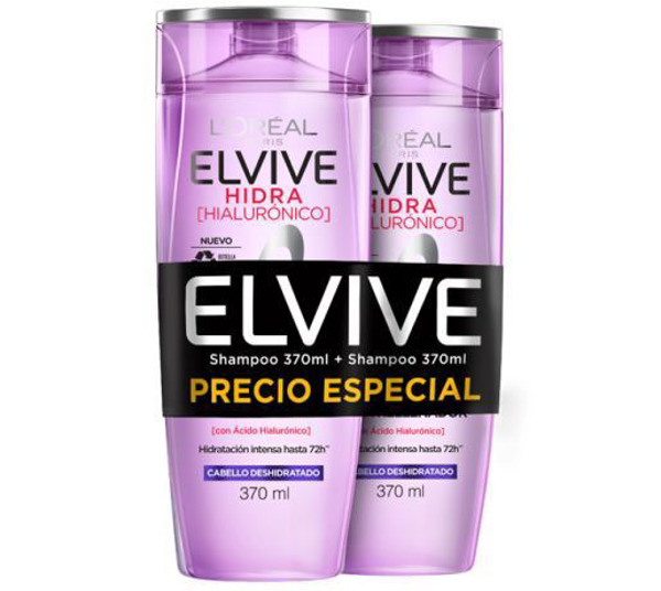 Imagen de ELVIVE SH. HIALURONICO +SH. PACK [370+370ml]