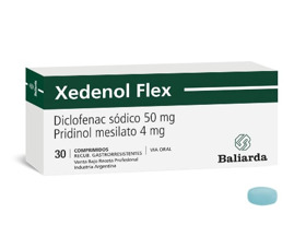 Imagen de XEDENOL FLEX 50+4mg [30 comp.]