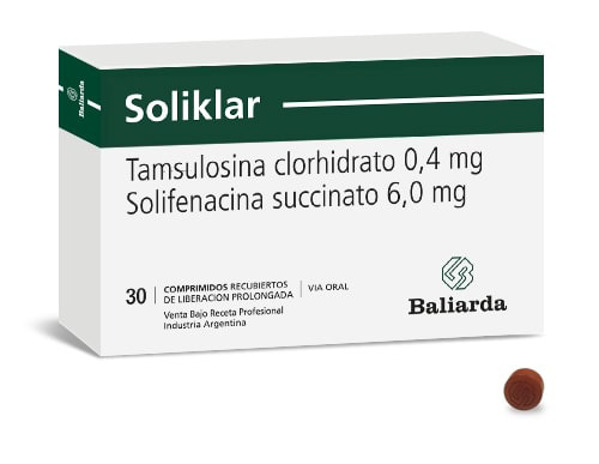 Imagen de SOLIKLAR 0.4+6mg [30 comp.]