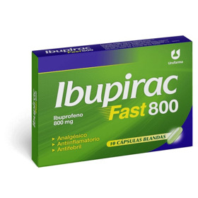 Imagen de IBUPIRAC FAST 800 CAPSULAS BLANDAS 800 mg [10 cap.]