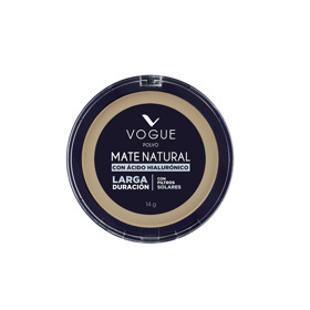 Imagen de VOGUE POLVO COMPACTO MATE NATURAL ARENA [14 gr]