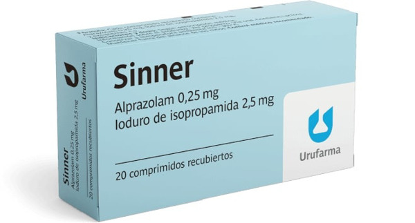 Imagen de SINNER 0.25+2.5mg [10 tab.]