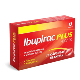 Imagen de IBUPIRAC PLUS 400/100 CAPSULAS BLANDAS 400+100mg [10 cap.]