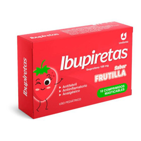 Imagen de IBUPIRETAS MASTICABLES 100 mg [10 comp.]