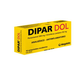 Imagen de DIPAR DOL 300+50mg [10 comp.]