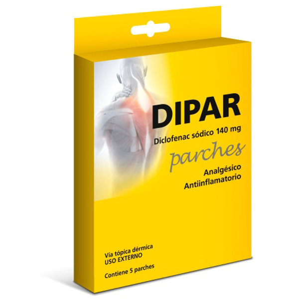 Imagen de DIPAR PARCHES 140 mg [5 par.]