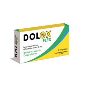 Imagen de DOLEX FLEX 450+35mg [8 comp.]