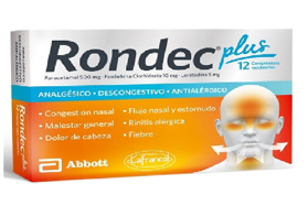 Imagen de RONDEC PLUS 500+10+5mg [12 comp.]