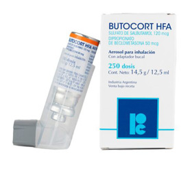 Imagen de BUTOCORT AEROSOL 100+50 mcg [250 dosis]