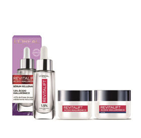 Imagen de LOREAL REVITALIFT COMBO CREMA DIA + CREMA NOCHE + SERUM [50+50+30ml]