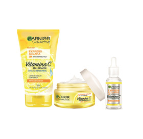 Imagen de GARNIER EXPRESS ACLARA COMBO CREMA + GEL + SERUM [50 + 150 + 30ml]