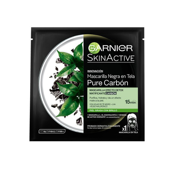 Imagen de GARNIER SKIN ACTIVE MASCARILLA ROSTRO CARBON [20 gr]