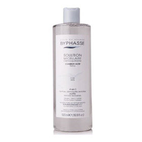 Imagen de BYPHASSE SOLUCION MICELAR CARBON ACTIVO DESMAQUILLANTE [500 ml]