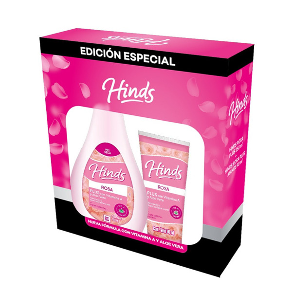 Imagen de HINDS ROSA PLUS+MANOS PACK [250+90ml]