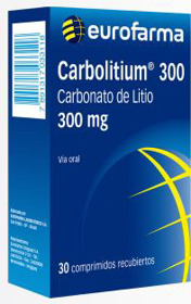 Imagen de CARBOLITIUM 300 mg [30 comp.]