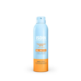 Imagen de ISDIN FOTOPROTECTOR TRANSPARENT SPRAY WET SKIN 50 fps [250 ml]