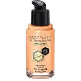 Imagen de MAX FACTOR BASE LIQUIDA FACEFINITY 3 EN 1 W70 WARM SAND 20 fps [30 ml]