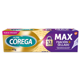 Imagen de ULTRA COREGA CREMA ADHESIVA MAX FIJACION+SELLADO SIN SABOR [70 gr]