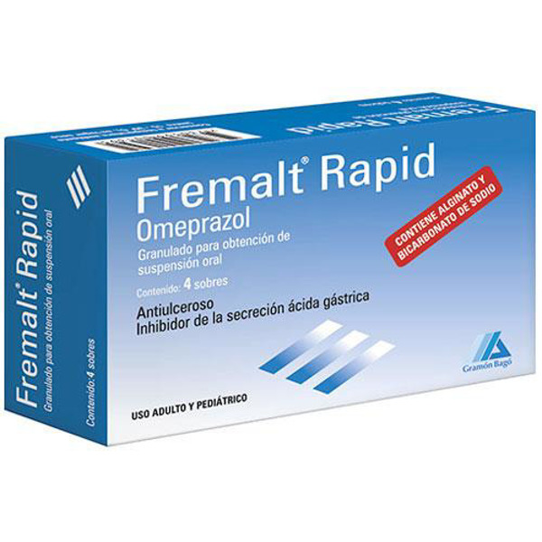 Imagen de FREMALT RAPID SOLUBLE 20 mg [4 sob.]