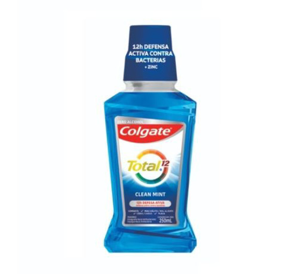 Imagen de COLGATE ENJUAGUE BUCAL TOTAL 12 ZERO ALCOHOL CLEAN MINT [250 ml]