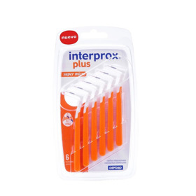 Imagen de INTERPROX PLUS 2G SUPER MICRO NARANJA BLISTER 0,7 mm [6 uni.]