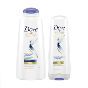 Imagen de DOVE SHAMPOO RECONSTRUCCION COMPLETA+ACO PACK 2 uni. [750+400ml]