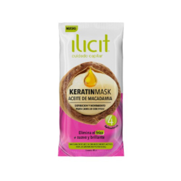 Imagen de ILICIT KERATINMASK SACHET MACADAMIA [40 ml]