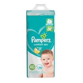 Imagen de PAMPERS CONFORT SEC XGRANDE XG 11a15kg [116 uni.]