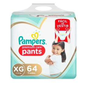 Imagen de PAMPERS PREMIUN CARE PANTS XG XG [64 uni.]