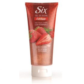 Imagen de SIX CORPORAL GEL DUCHA EXFOLIANTE FRUTILLA [195 gr]