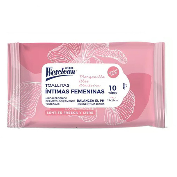 Imagen de WETCLEAN WIPES TOALLITAS HUMEDAS INTIMAS [10 uni.]