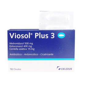 Imagen de VIOSOL PLUS 3 500+400+15mg [10 ov.]