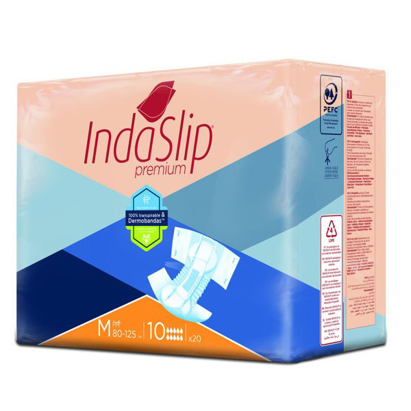 Imagen de INDASLIP PREMIUM PLUS M10 80-125ml 20 uni