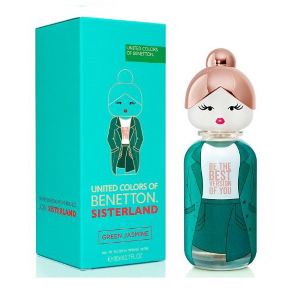 Imagen de BENETTON SISTERLAND EDT GREEN JAZMIN [80 ml]