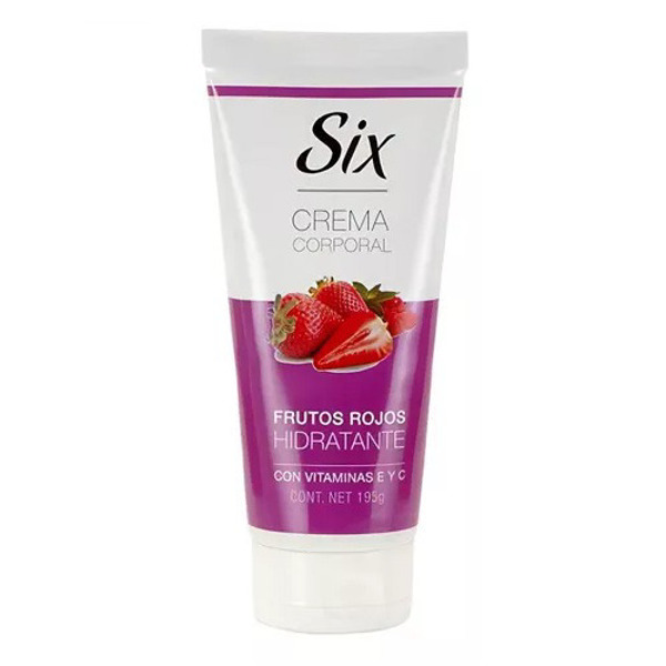 Imagen de SIX CORPORAL CREMA FRUTOS ROJOS [195 gr]