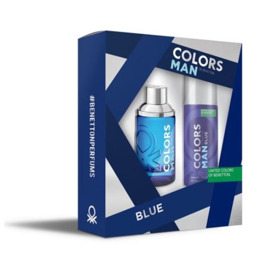 Imagen de BENETTON COLORS MAN BLUE EDT+DEO PACK [100+150ml]