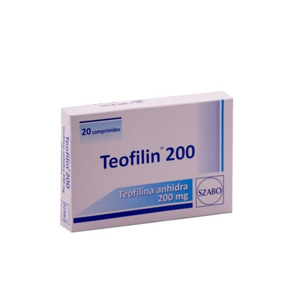 Imagen de TEOFILIN 200 200 mg [20 comp.]