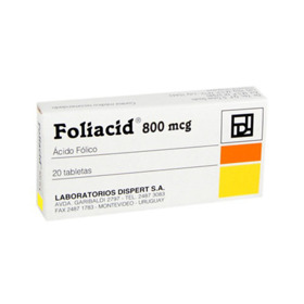 Imagen de FOLIACID 0.8 0,8 mg [20 comp.]