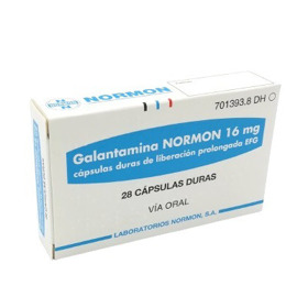Imagen de GALANTAMINA NORMON LP 16 mg [28 cap.]
