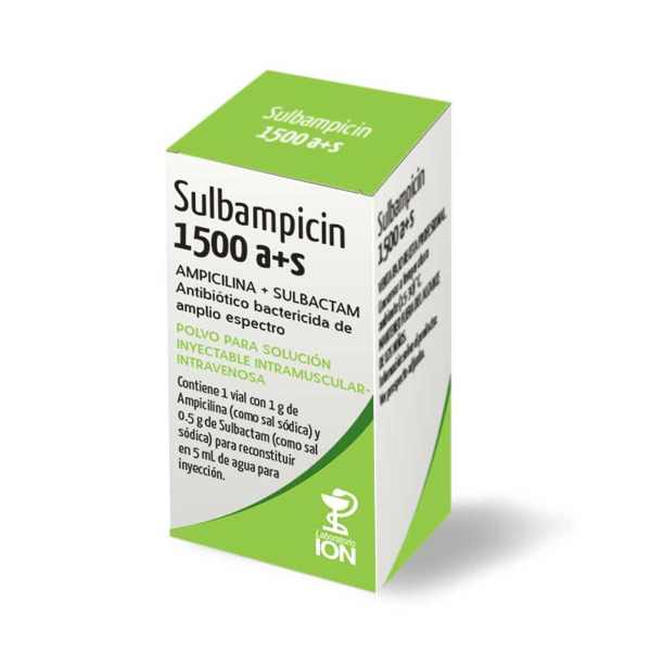 Imagen de SULBAMPICIN A+S INY. 1,5 gr [1 amp.]