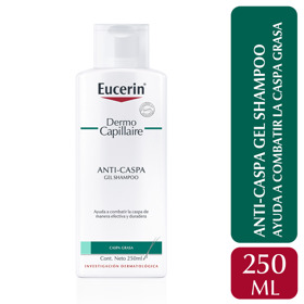 Imagen de EUCERIN DERMOCAPILLAIRE SHAMPOO GEL ANTICASPA 250 ml